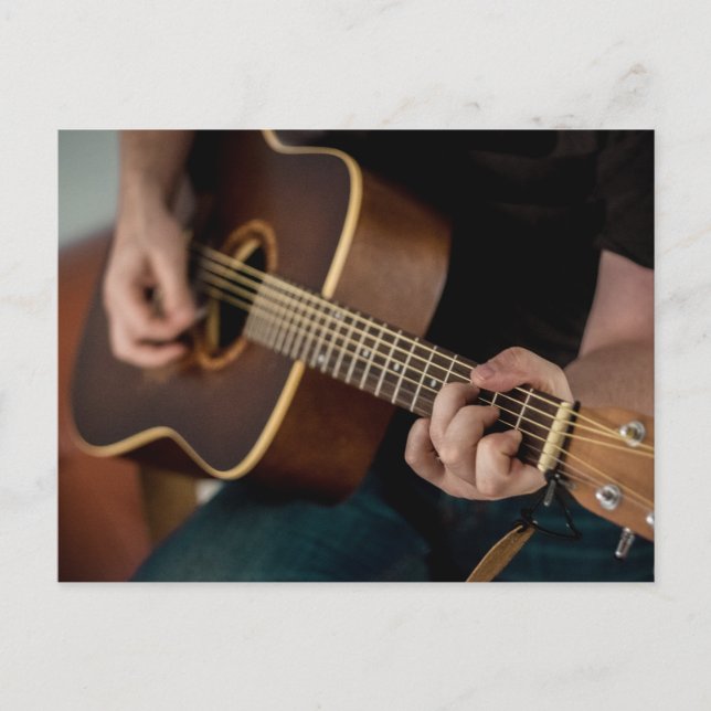 Cool Guitar Postcard (Front)