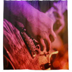 Cool Guitar Shower Curtain