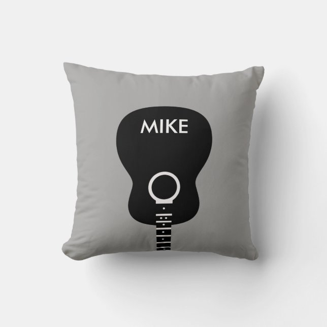 cool guitarist decor custom cushion (Front)