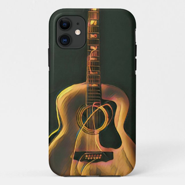 Cool guitarist gift Case-Mate iPhone case (Back)
