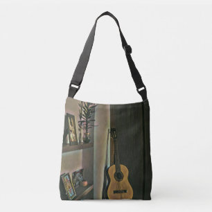Cool guitarist gift crossbody bag