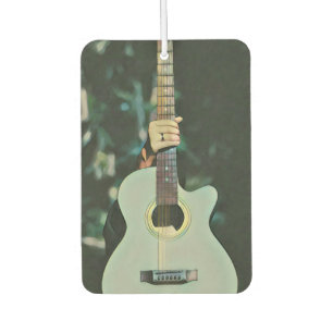 Cool guitarist gifts car air freshener