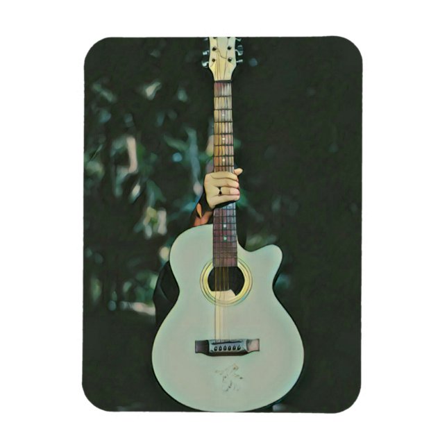 Cool guitarist gifts magnet (Vertical)