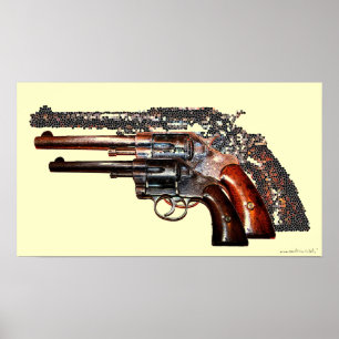 Cool guns photography poster