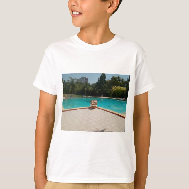 Cool Hakuna Matata Pool Side I love My Family.jpg T-Shirt (Front)