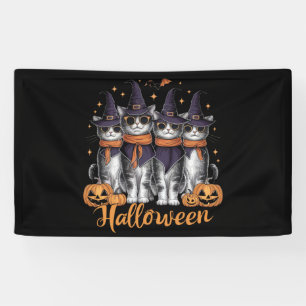 Cool Halloween Cats Gift for Daughter Gift for Her Banner