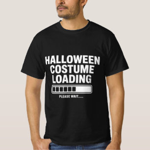 Cool Halloween Costume Loading Graphic Spooky T-Shirt