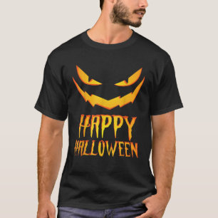Cool Halloween Costume Party Bad Jack O Lantern Pu T-Shirt