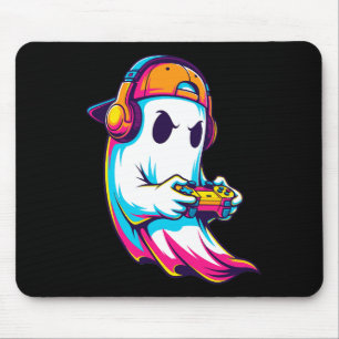 Cool Halloween Ghost Gamer Mouse Pad