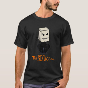Cool Halloween Meow Boo Boo Cat Illustration Graph T-Shirt