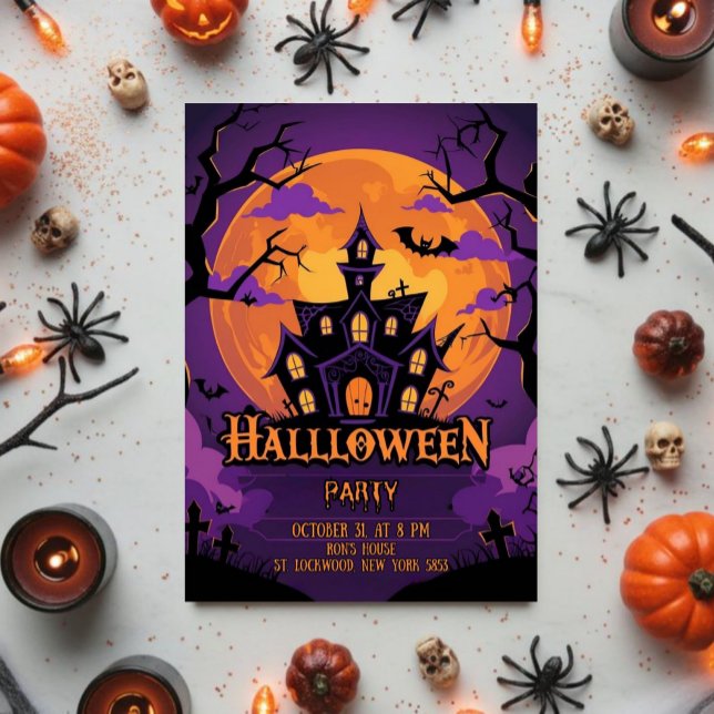 Cool Halloween Party  Invitation (Creator Uploaded)