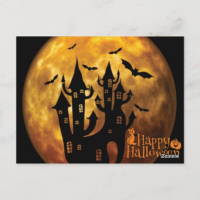 Cool Halloween Postcard (Back)