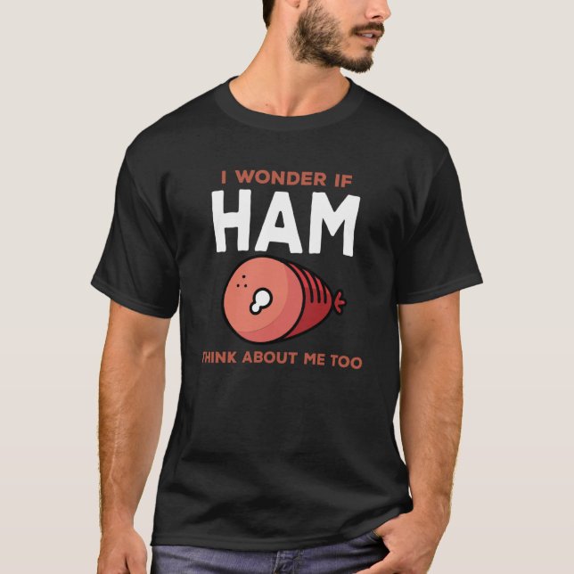 Cool Ham Outfit Love Pork Meat T-Shirt (Front)