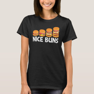 Cool Hamburger For Men Women Cheeseburger Fast Foo T-Shirt