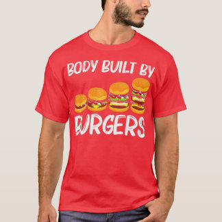 Cool Hamburger For Men Women Cheeseburger Fast Foo T-Shirt