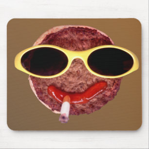 Cool Hamburger Mouse Pad