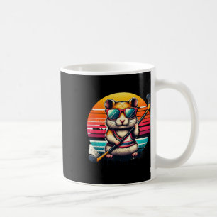 Cool Hamster Field Hockey Player Team Coffee Mug