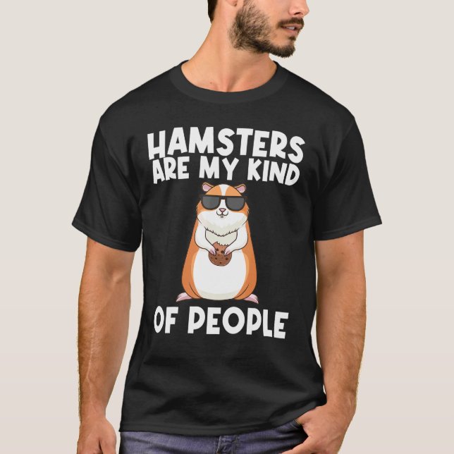 Cool Hamster For Men Women Syrian Dwarf Rodent Ani T-Shirt (Front)