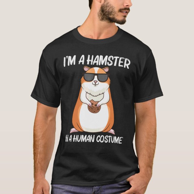 Cool Hamster For Men Women Syrian Dwarf Rodent Ani T-Shirt (Front)