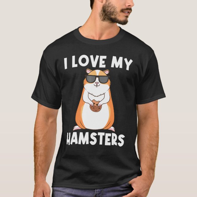 Cool Hamster For Men Women Syrian Dwarf Rodent Ani T-Shirt (Front)
