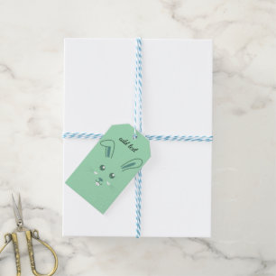 Cool Happy Easter Bunny Gift Tags