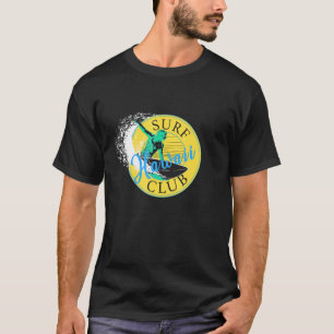 Cool Hawaii Surf Club Surfboard Waves Surfer T-Shirt