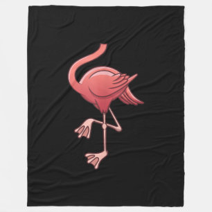 Cool Headless Flamingo Halloween Costume Funny Fleece Blanket
