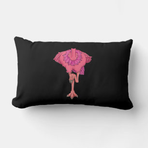 Cool Headless Flamingo Halloween Costume Funny Lumbar Cushion