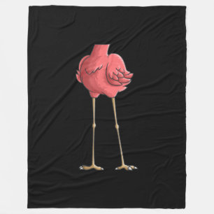 Cool Headless Flamingo Halloween Costume Gifts Fleece Blanket