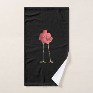 Cool Headless Flamingo Halloween Costume Gifts Hand Towel