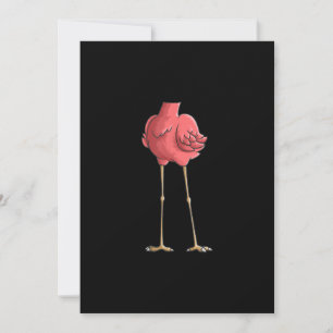 Cool Headless Flamingo Halloween Costume Gifts Holiday Card