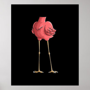 Cool Headless Flamingo Halloween Costume Gifts Poster