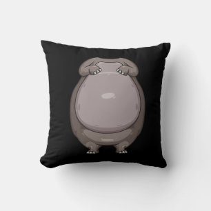 Cool Headless Hippo Halloween Costume Funny Lazy Cushion