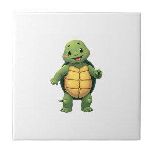 Cool Headless Turtle Halloween Costume _ Funny Laz Ceramic Tile