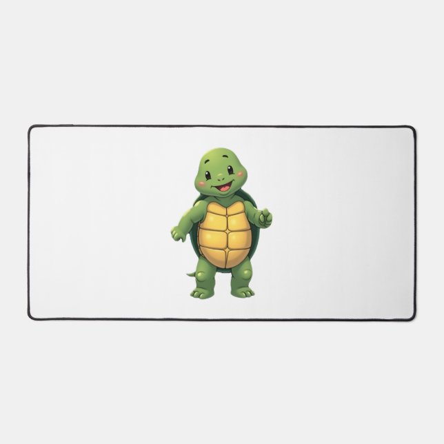 Cool Headless Turtle Halloween Costume _ Funny Laz Desk Mat (Front)