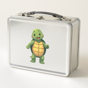 Cool Headless Turtle Halloween Costume _ Funny Laz Metal Lunch Box