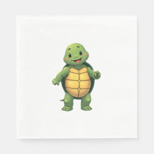 Cool Headless Turtle Halloween Costume _ Funny Laz Napkin