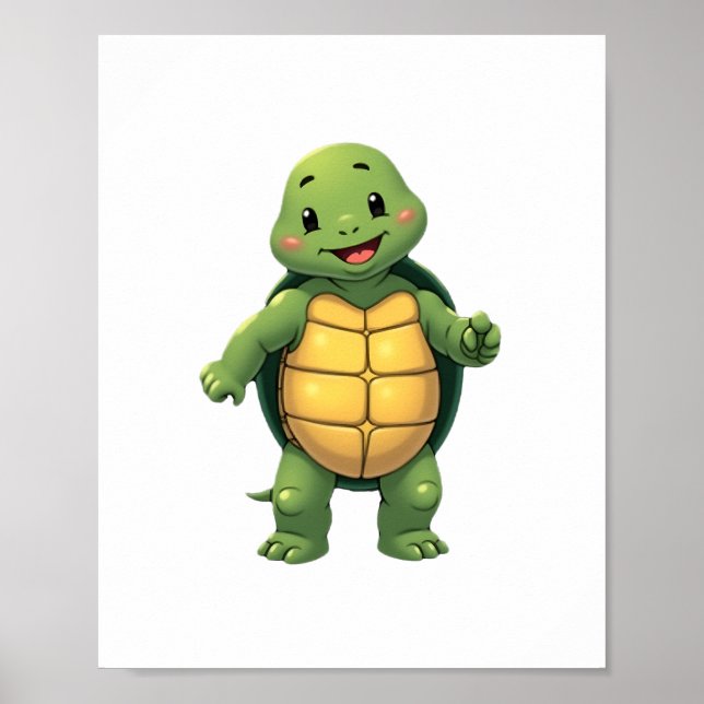 Cool Headless Turtle Halloween Costume _ Funny Laz Poster (Front)