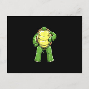 Cool Headless Turtle Halloween Costume Funny Lazy Announcement Postcard