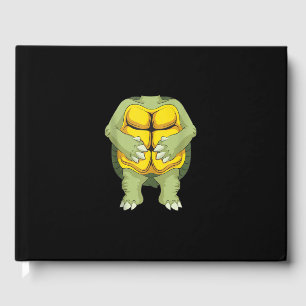 Cool Headless Turtle Halloween Costume  Funny Lazy Guest Book
