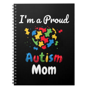 Cool Heart Puzzle Pieces Light It Up Blue for prou Notebook