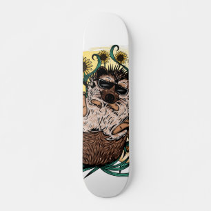 Cool Hedgehog Skateboard