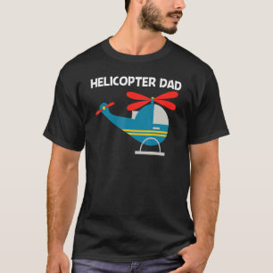 Cool Helicopter For Dad Men Aircraft Aviation Pilo T-Shirt