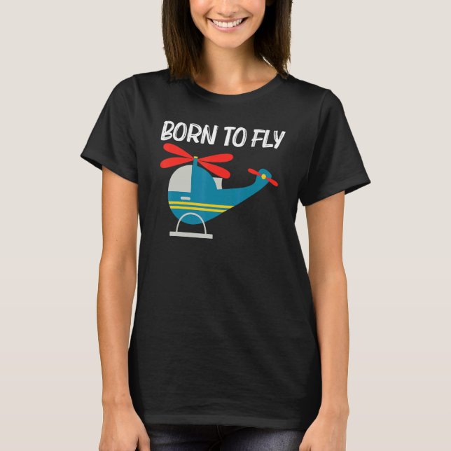 Cool Helicopter For Men Women Aircraft Aviation Pi T-Shirt (Front)