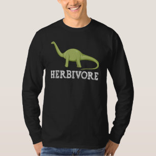 Cool Herbivore Dinosaur Vegan Vegetarian Life Styl T-Shirt