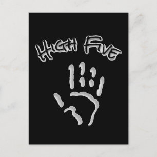 Cool High Five Hand Postcard