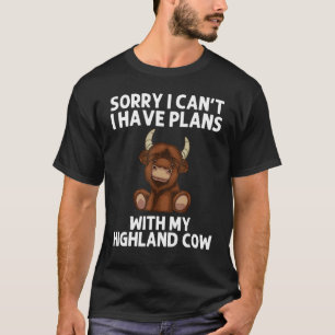 Cool Highland Cow For Men Women Scottish Cattle Co T-Shirt