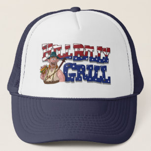 Cool HillBilly Grill Hat! Trucker Hat