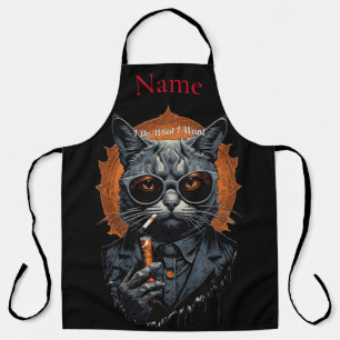 Cool Hip Cat Thunder_Cove Apron