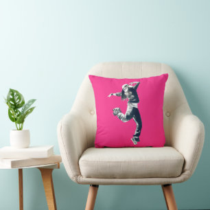 Cool hip hop dancer art cushion